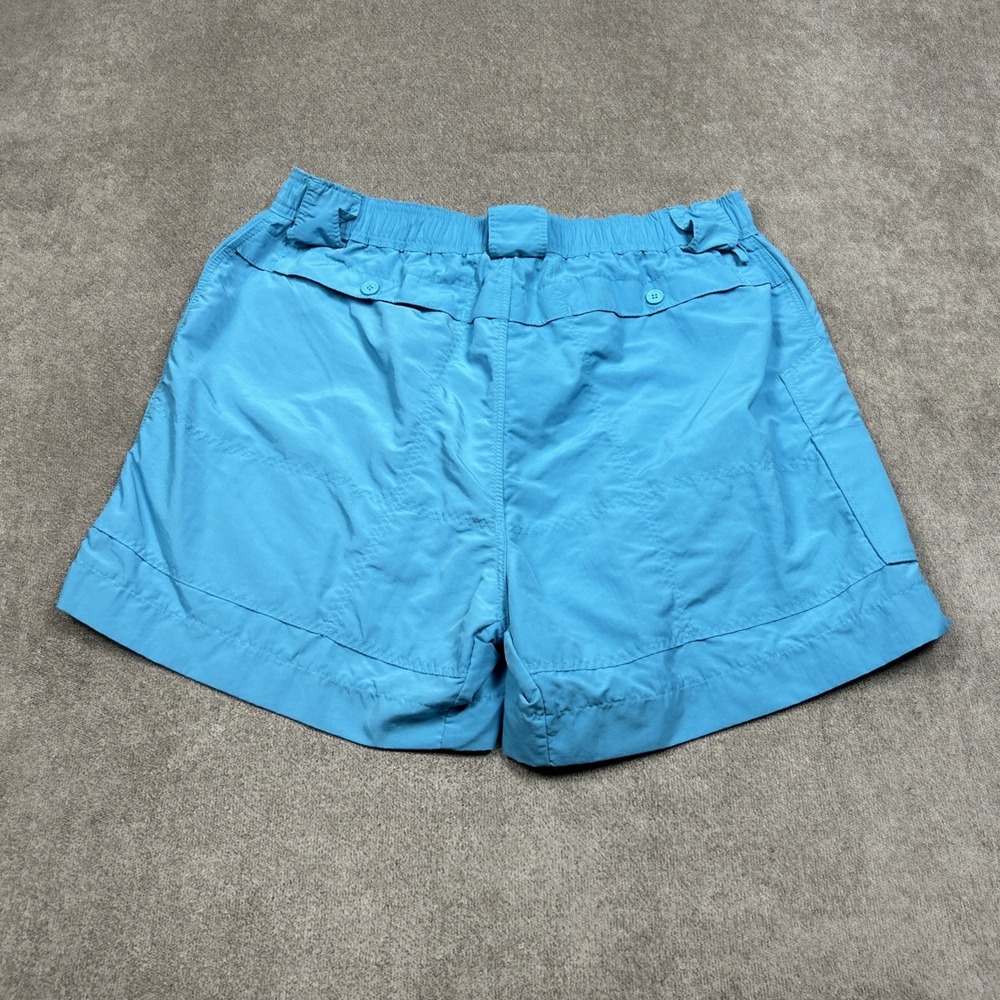 AFTCO Shorts Mens Performance Fishing 40 6" Inseam Blue Nylon Elastic Waist - Picture 5 of 8